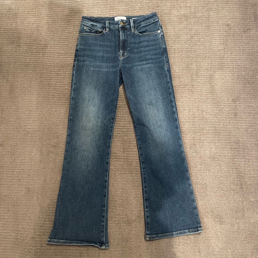 FRAME Le Crop Mini Boot Jeans